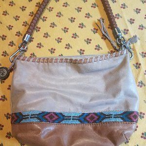 Sak Indie BrownBeaded Hobo bag